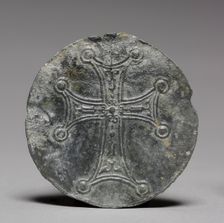 Pilgrim's Medallion with St. Symeon the Younger, c. 1100. Creator: Unknown