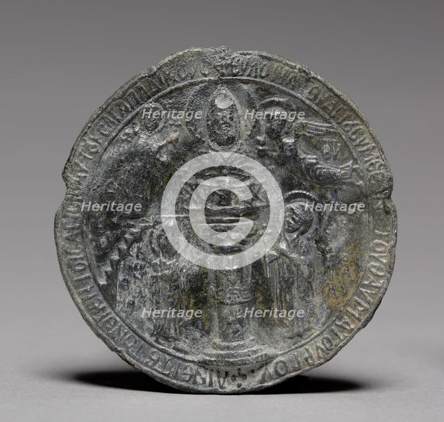 Pilgrim's Medallion with Saint Symeon the Younger, c. 1100. Creator: Unknown.