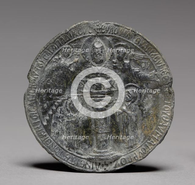 Pilgrim's Medallion with Saint Symeon the Younger, c. 1100. Creator: Unknown.
