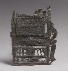 Pilgrim's Badge of the Shrine of St. Thomas Becket at Canterbury, British, 1350-1400. Creator: Unknown