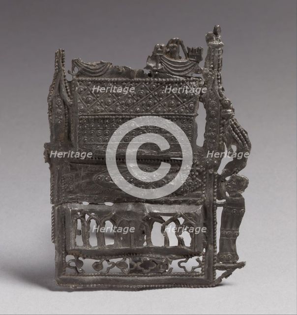 Pilgrim's Badge of the Shrine of St. Thomas Becket at Canterbury, British, 1350-1400. Creator: Unknown.