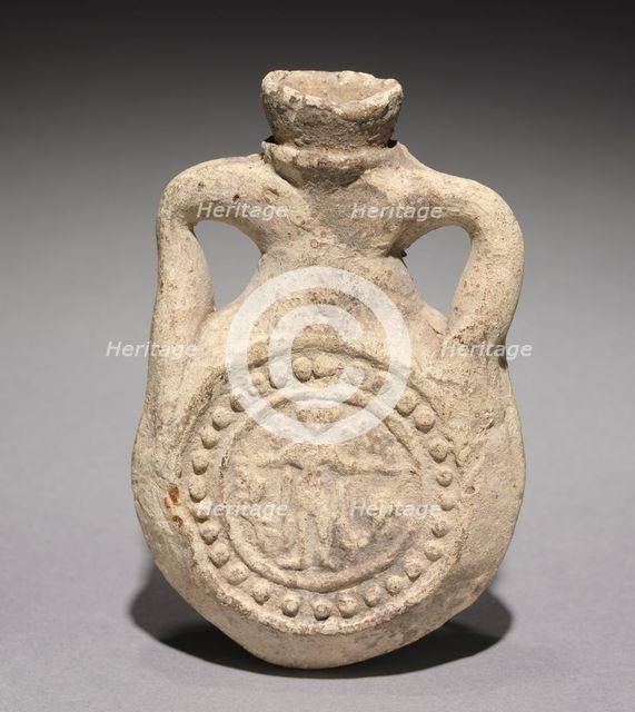 Pilgrim's Flask with Saint Menas, 400-600. Creator: Unknown.