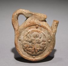 Pilgrim's Flask with Saint Menas, 400-600. Creator: Unknown