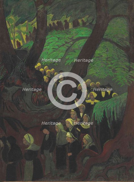 Pilgrimage, 1894. Creator: Sérusier, Paul (1864-1927).