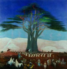 Pilgrimage to the Cedars of Lebanon, 1907. Creator: Kosztka Csontváry, Tivadar (1853-1919)