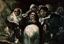 Pilgrimage to the Fountain of San Isidro or The Holy Office, 1820-1823. Creator: Francisco Goya