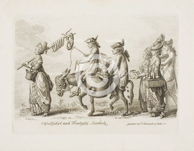 Pilgrimage to the Französisch Bucholz Spa near Berlin, 1779. Creator: Daniel Nikolaus Chodowiecki.