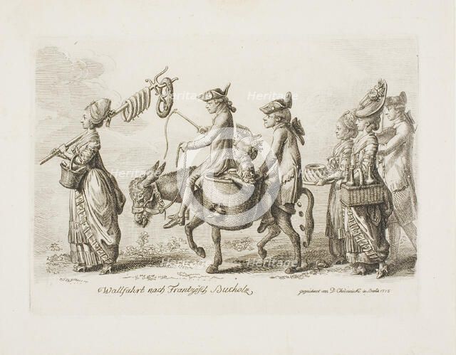 Pilgrimage to the Französisch Bucholz Spa near Berlin, 1779. Creator: Daniel Nikolaus Chodowiecki.