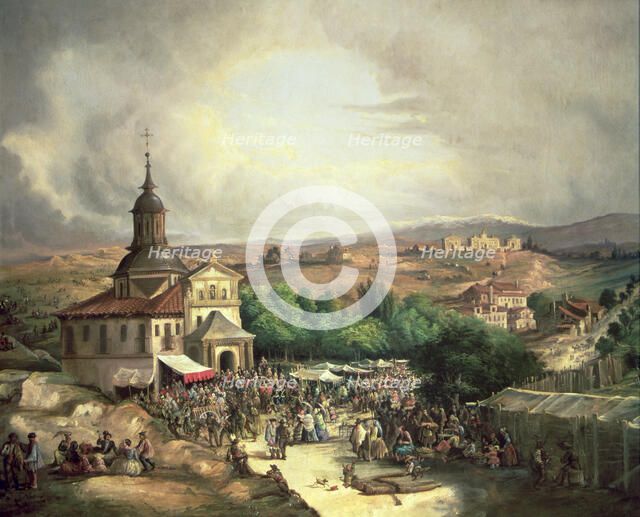 Pilgrimage to the hermitage of San Isidro in Madrid.