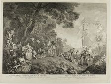 Pilgrimage to the Island of Cythera, c. 1733. Creator: Nicolas Henri Tardieu