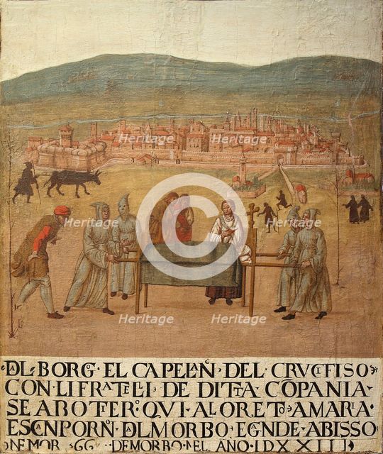 Pilgrimage of the Compagnia del Crocifisso to Loreto, First Half of 16th cen.. Creator: Giovanni del Leone (active first Half of 16th cen.).