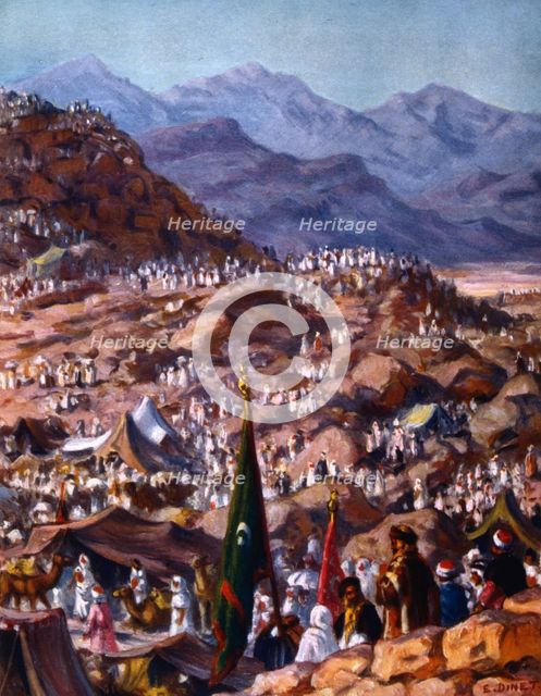 'Pilgrims', 1918. Artist: Etienne Dinet