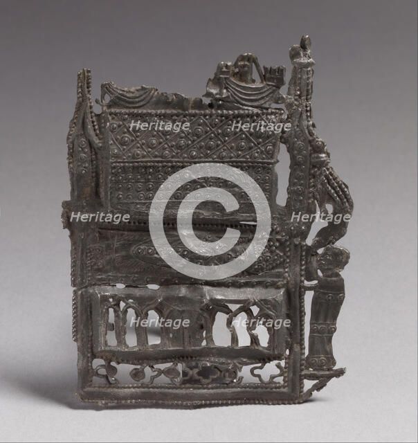 Pilgrim's Badge of the Shrine of St. Thomas Becket at Canterbury, British, 1350-1400. Creator: Unknown.