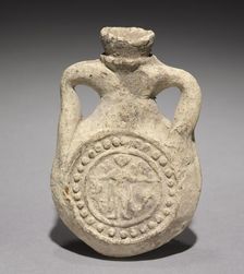 Pilgrim's Flask with Saint Menas, 400-600. Creator: Unknown