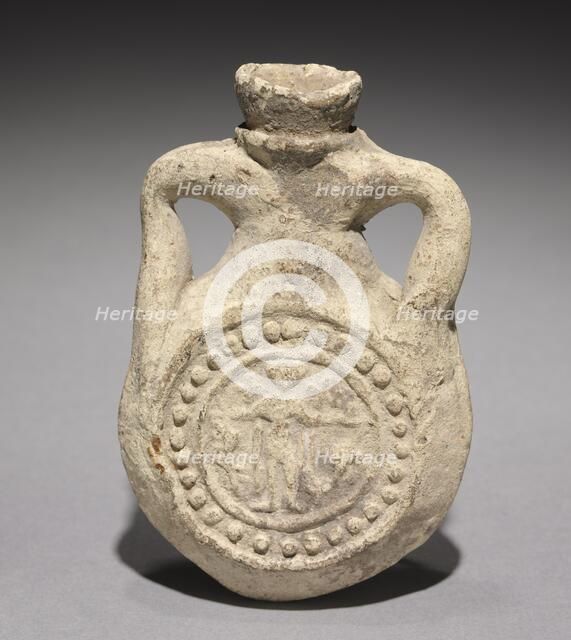 Pilgrim's Flask with Saint Menas, 400-600. Creator: Unknown.