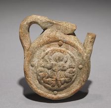 Pilgrim's Flask with Saint Menas, 400-600. Creator: Unknown