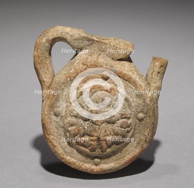 Pilgrim's Flask with Saint Menas, 400-600. Creator: Unknown.