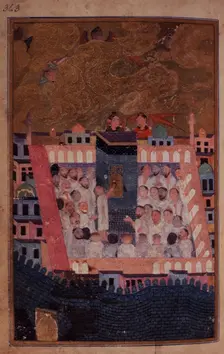 Pilgrims in Mecca, 1411. Creator: Unknown