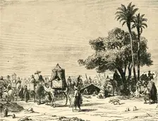 Pilgrims Journeying to Mecca 1890. Creator: Unknown
