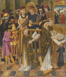 Pilgrims Mass, 1450. Creator: Circle of Jaume Huguet