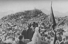 Pilgrims Performing the Wukuf or Stand on the Mount of Mercy c1935