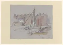 Pile-driving on Van Eeghenstraat, behind the Parkweg, 1893. Creator: Jan Hoynck van Papendrecht
