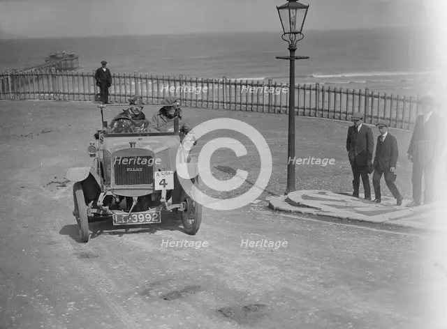 Pilot car at the seaside. Artist: Bill Brunell.