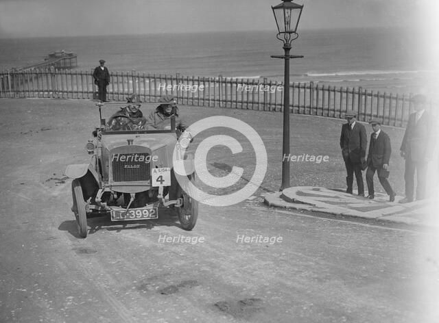 Pilot car at the seaside. Artist: Bill Brunell.