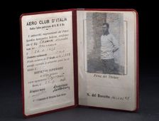 Pilot's license, Brevetto Superiore, 1918. Creator: Unknown