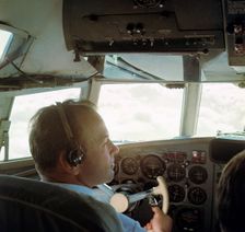 Piloting an Illyusin 18 Airliner