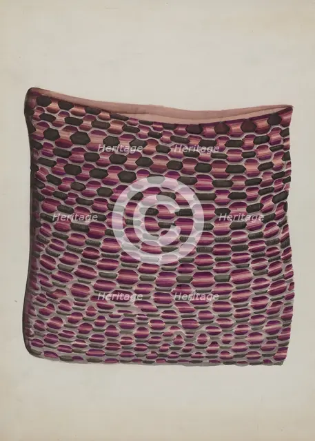 Pillow, c. 1936. Creator: Natalie Simon.