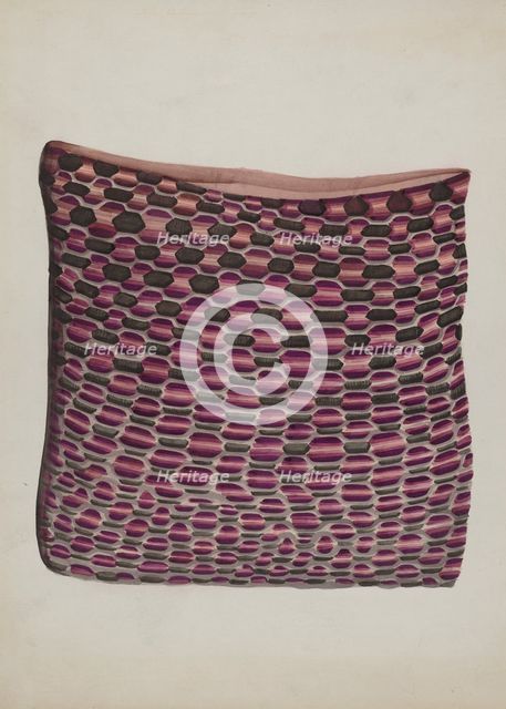 Pillow, c. 1936. Creator: Natalie Simon.