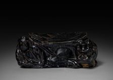 Pillow: Cizhou Ware, 12th-13th Century. Creator: Unknown