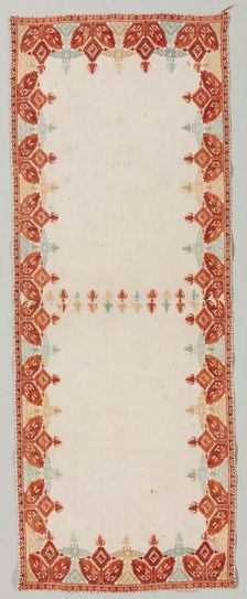 Pillow Cover, 1700s. Creator: Unknown