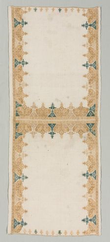 Pillow Cover, 1700s. Creator: Unknown