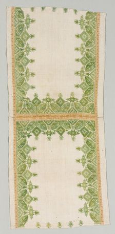 Pillow Cover, 1700s. Creator: Unknown