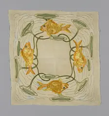Pillow Cover, England, c. 1890. Creator: Unknown