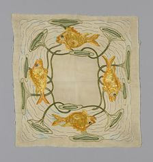 Pillow Cover, England, c. 1890. Creator: Unknown