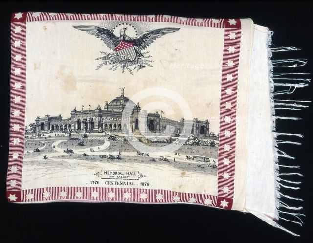 Pillow Cover (Furnishing Fabric), United States, 1876/80. Creator: Unknown.