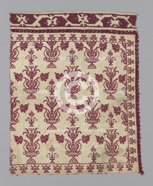 Pillow Cover (Incomplete), Italy, 1601/50. Creator: Unknown.