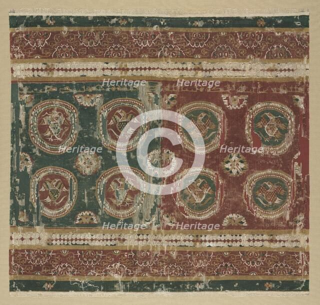 Pillow cover with Arabic inscription, 800s. Creator: Unknown.