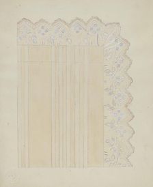 Pillow Sham, c. 1936. Creator: Edna C. Rex