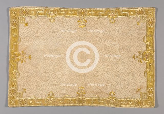 Pillow Sham, England, c.1720. Creator: Unknown.