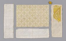 Pillow Sham (Unfinished), Shropshire, late 17th/early 18th century. Creators: Jane Bolas Vaughan, Elizabeth Ottiwell Vaughan