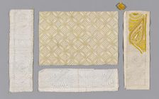 Pillow Sham (Unfinished), Shropshire, late 17th/early 18th century. Creators: Jane Bolas Vaughan, Elizabeth Ottiwell Vaughan