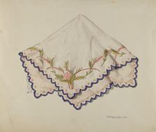 Pillow Slip or Case, 1935/1942. Creator: Carl Buergerniss