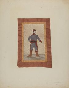 Pillow Top Insert, 1940. Creator: Albert Ryder