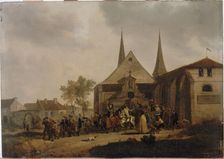 Pillage d'une église pendant la Révolution, c1793. Creator: Jacques François Joseph Swebach-Desfontaines