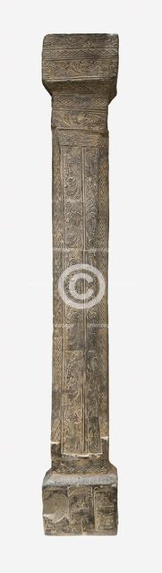 Pillar from Tomb Chamber, Western Han dynasty (206 B.C.-A.D. 9), 1st century B.C. Creator: Unknown.