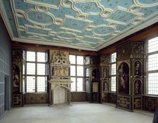 Pillar Parlour at Bolsover Castle, Derbyshire, 2000. Artist: J Bailey
